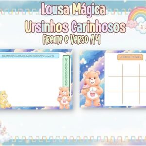 Arquivo De Corte Lousa Mágica Ursinhos Carinhosos Dia Das Crianças 24