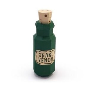Arquivo De Corte Low Poly Snake Venom Potion Halloween 13