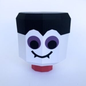 Arquivo De Corte Low Poly Vampire Box Halloween 4