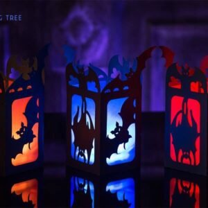 Arquivo De Corte Luminária Lantern Halloween 1