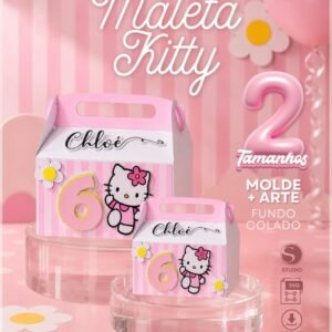 Arquivo De Corte Maleta Hello Kitty 22