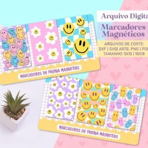 Arquivo De Corte Marca Pagina Smiles