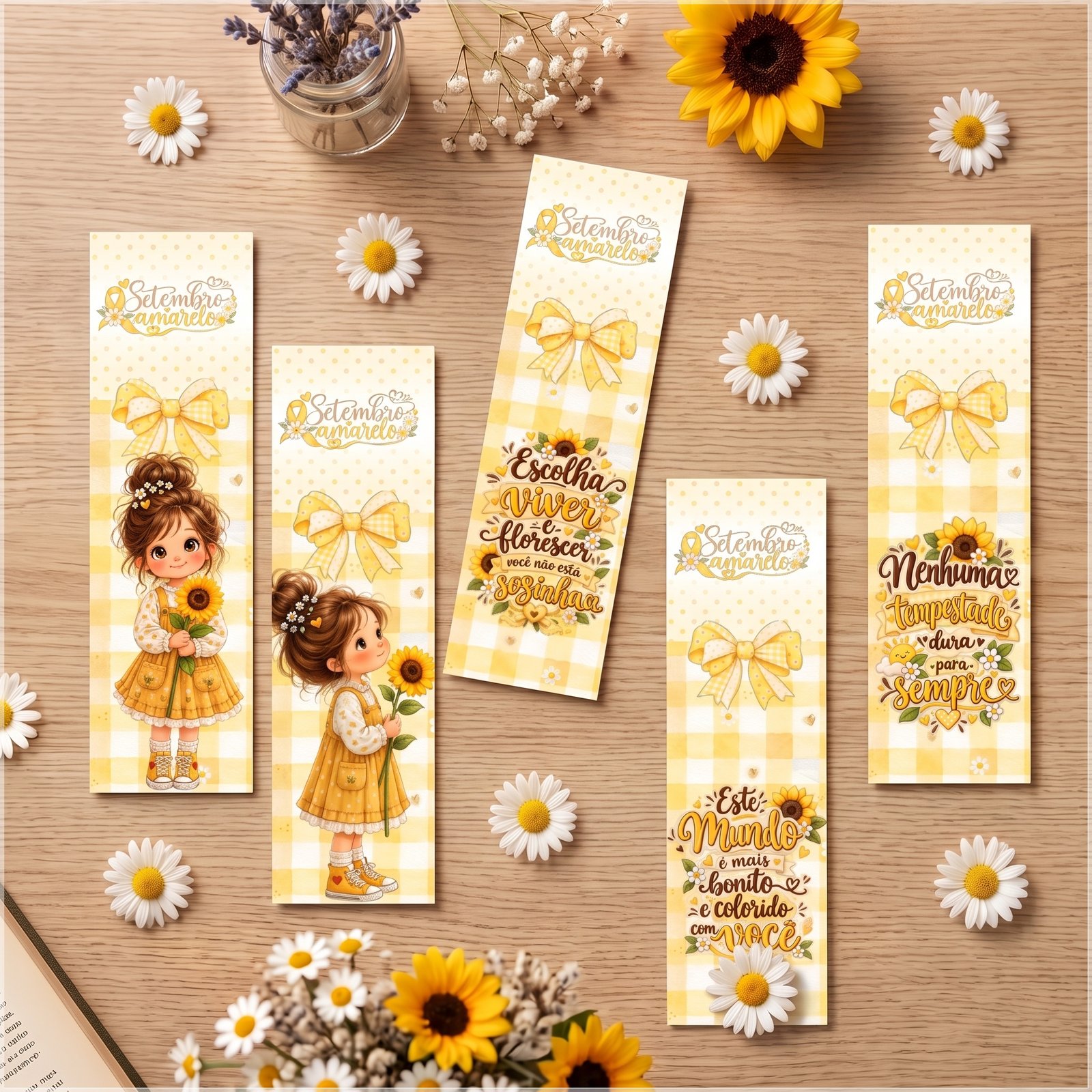 Arquivo De Corte Marca Páginas Setembro Amarelo 6