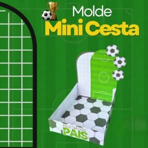 Arquivo De Corte Mini Cesta Futebol Dia Dos Pais 3