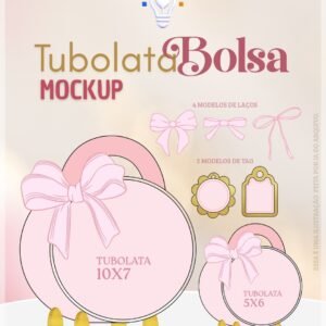 Arquivo De Corte Mockup Tubolata Bolsa