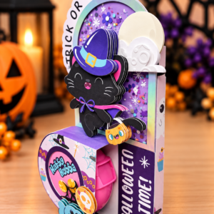 Arquivo De Corte Multiuso Caixa Chiclete Halloween 1