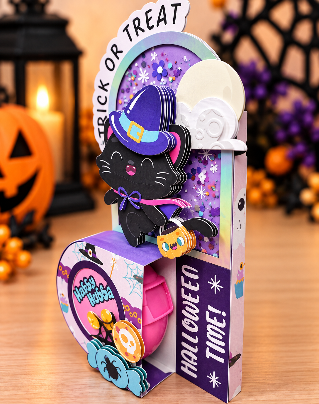 Arquivo De Corte Multiuso Caixa Chiclete Halloween 1