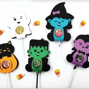 Arquivo De Corte Pirulito Pirulitos Diversos Halloween EPS 2