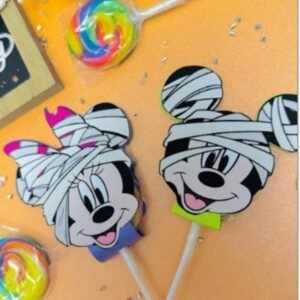Arquivo De Corte Pirulito Pirulitos Mickey E Minnie Halloween 3