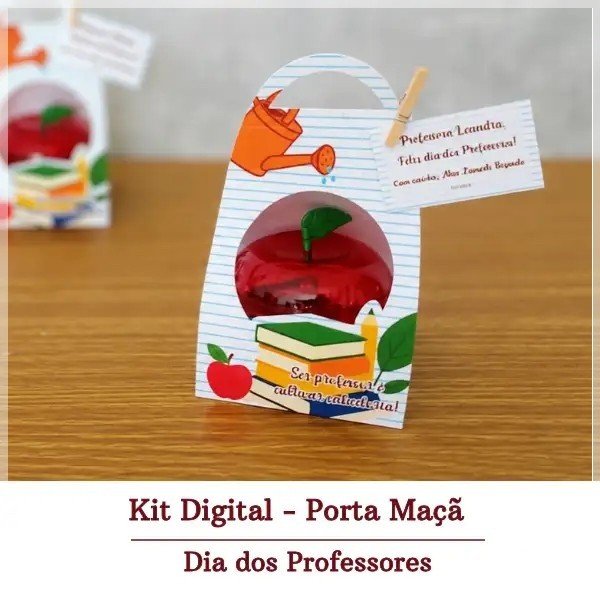 Arquivo De Corte Porta Maçã Dia Dos Professores 8
