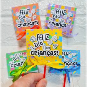 Arquivo De Corte Porta Pirulito Dia Das Crianças 2