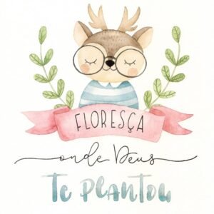 Arquivo De Corte Poster Florescer Freebie