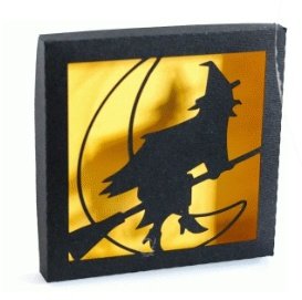 Arquivo De Corte Quadro ShadowBox Witch Shadowbox Halloween 4