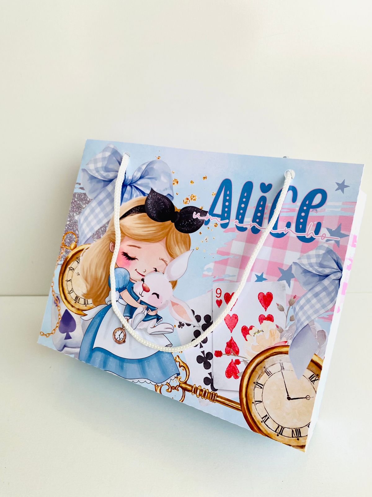 Arquivo De Corte Sacolinha Alice No Pais Das Maravilhas 2