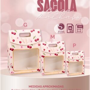 Arquivo De Corte Sacolinha Boca De Palhaço 7