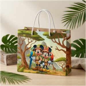 Arquivo De Corte Sacolinha Mickey E Minnie Safari
