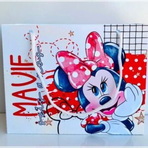 Arquivo De Corte Sacolinha Minnie Vermelha 80