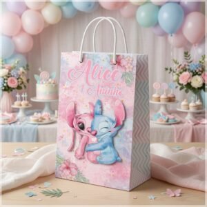 Arquivo De Corte Sacolinha Stitch E Angel Fundo De Encaixe 12