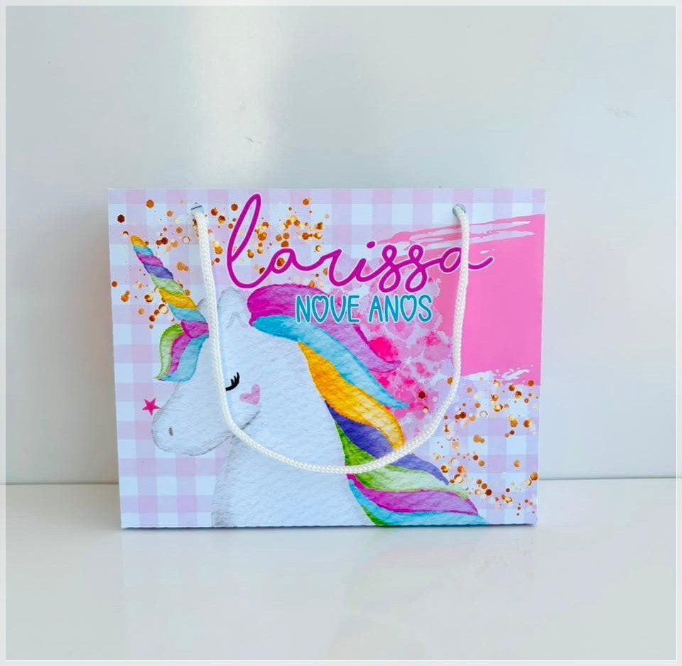 Arquivo De Corte Sacolinha Unicornio 101