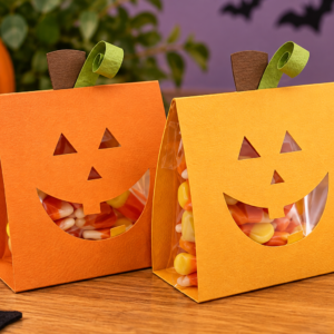 Arquivo De Corte Sacos Sacolinha Pumpkin Treat Bag Halloween 134