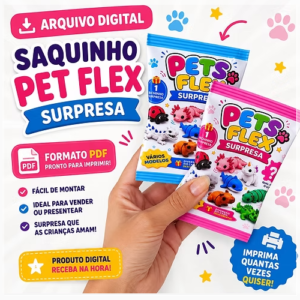 Arquivo De Corte Saquinho Pets Flex 2