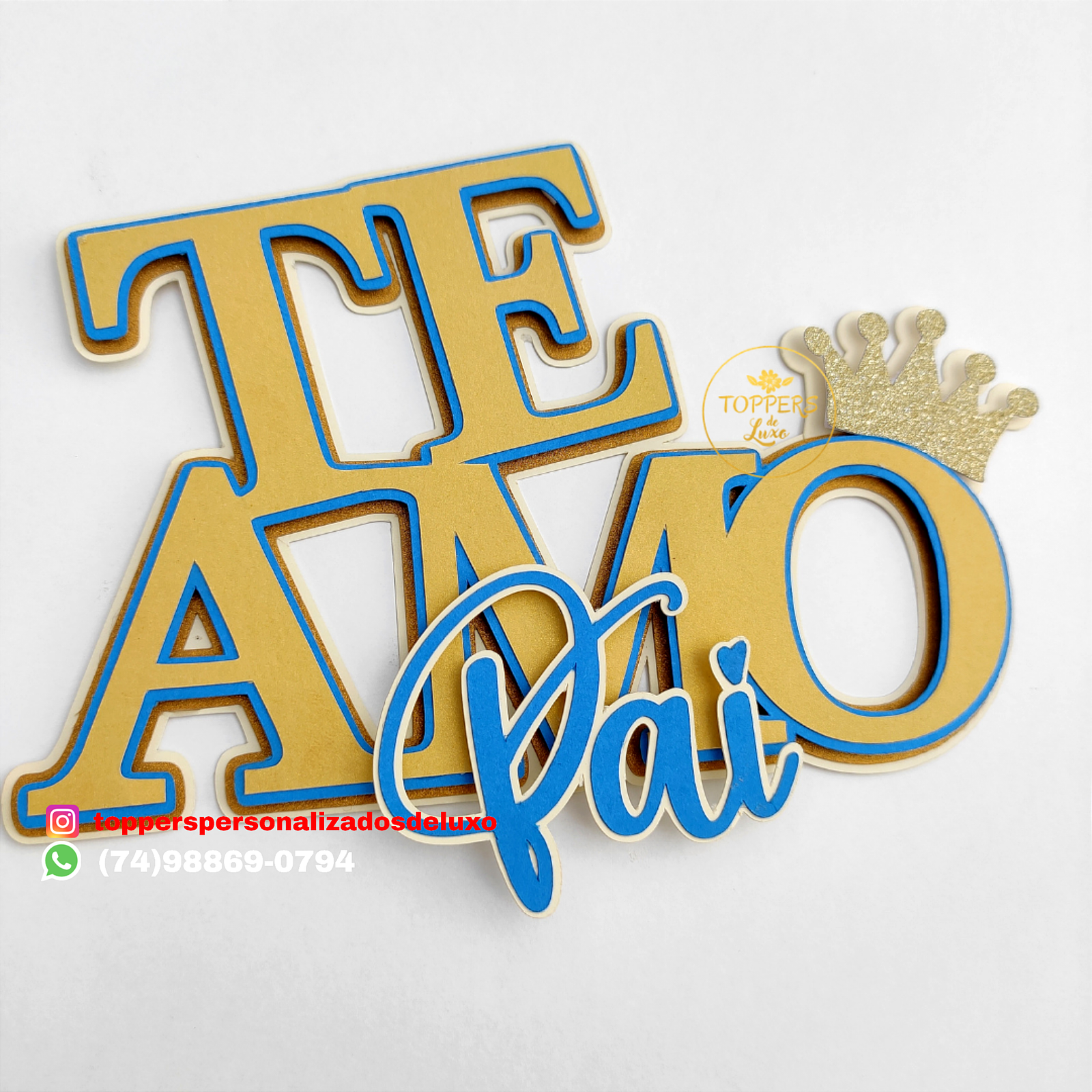 Arquivo De Corte Topo De Bolo Amo Você Te Amo Dia Dos Pais 16