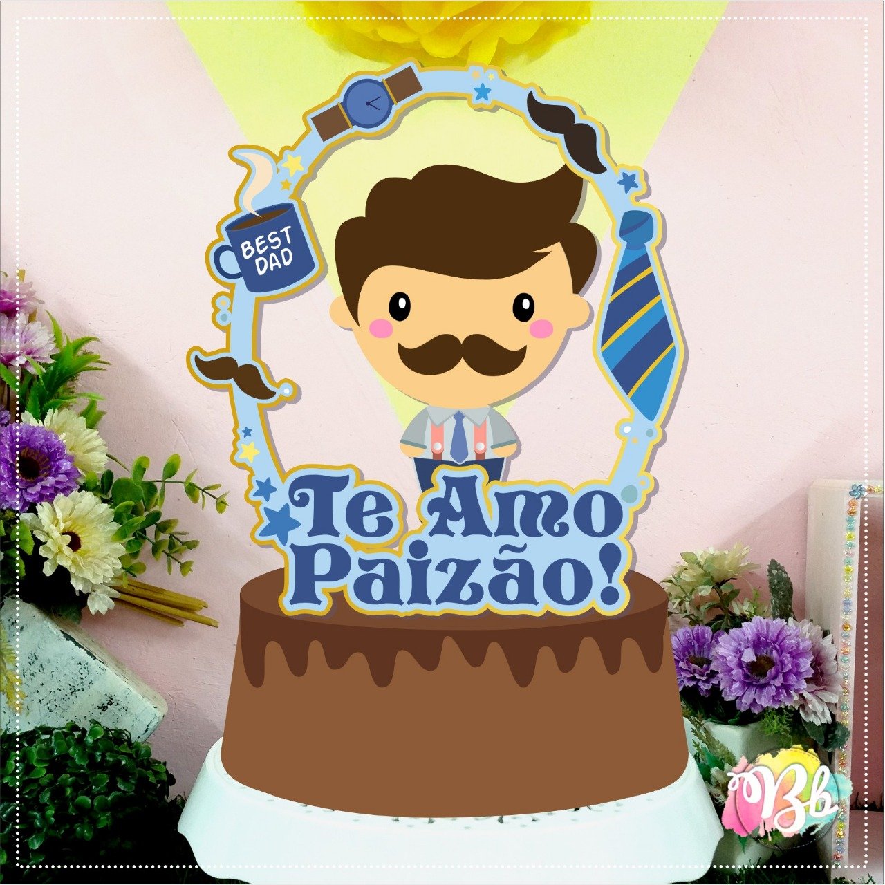 Arquivo De Corte Topo De Bolo Amo Você Te Amo Dia Dos Pais 38