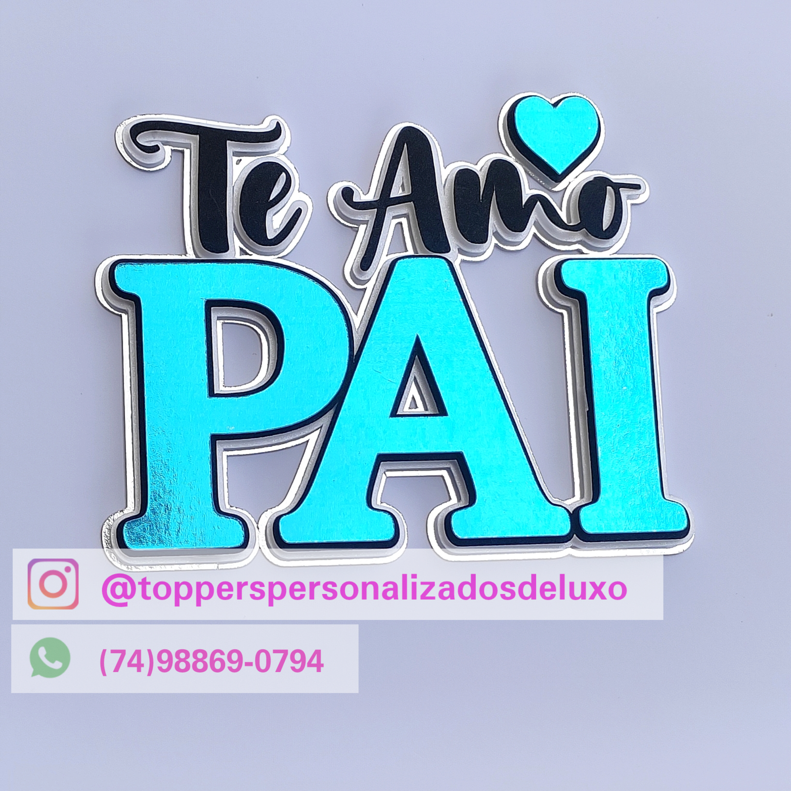 Arquivo De Corte Topo De Bolo Amo Você Te Amo Dia Dos Pais 40