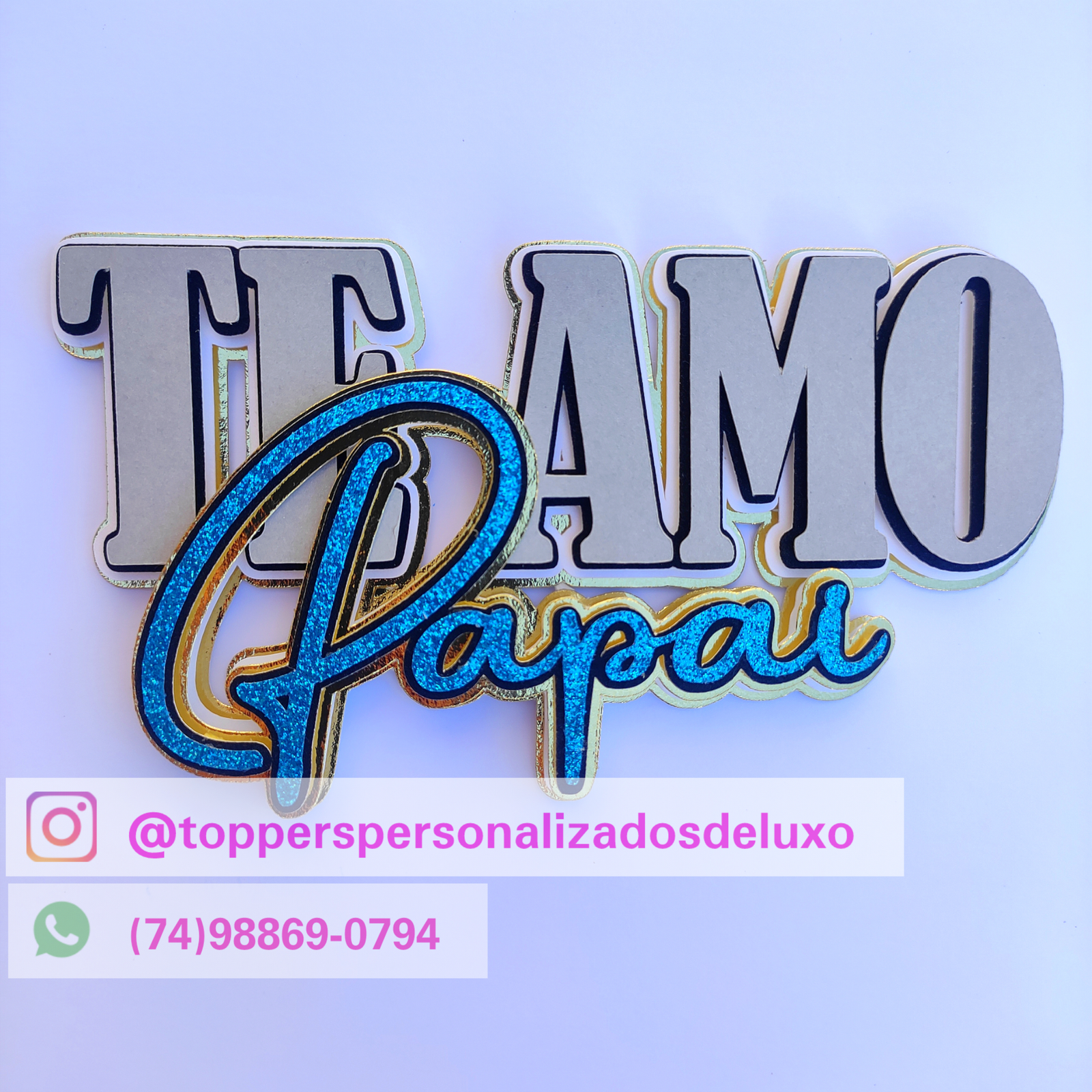 Arquivo De Corte Topo De Bolo Amo Você Te Amo Dia Dos Pais 42