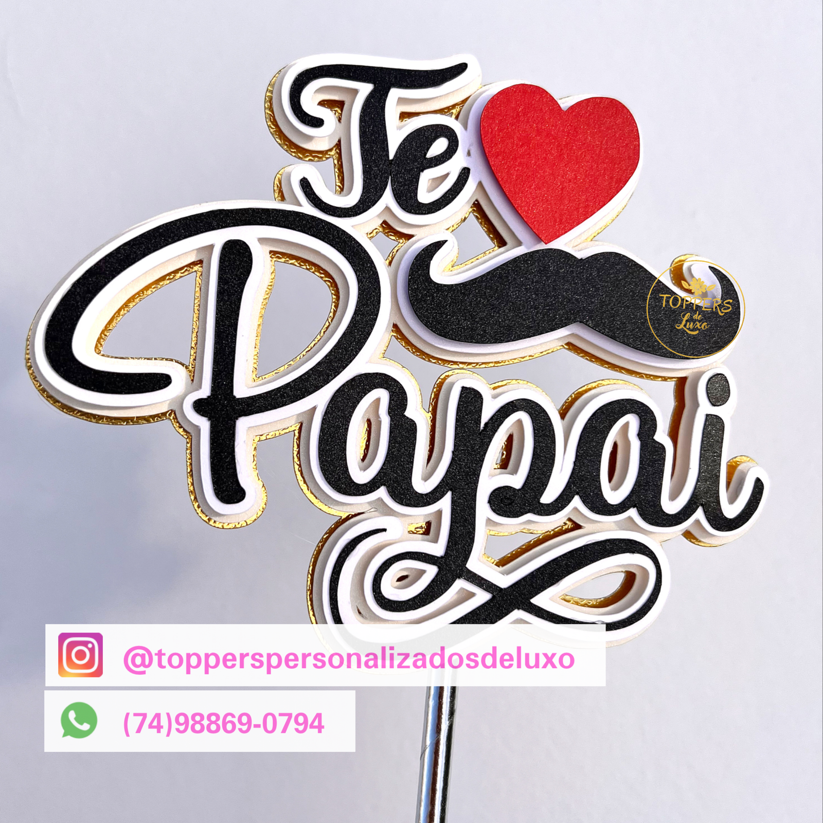 Arquivo De Corte Topo De Bolo Amo Você Te Amo Dia Dos Pais 51