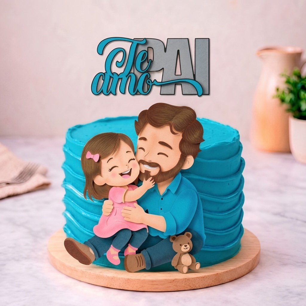Arquivo De Corte Topo De Bolo Amo Você Te Amo Dia Dos Pais 54