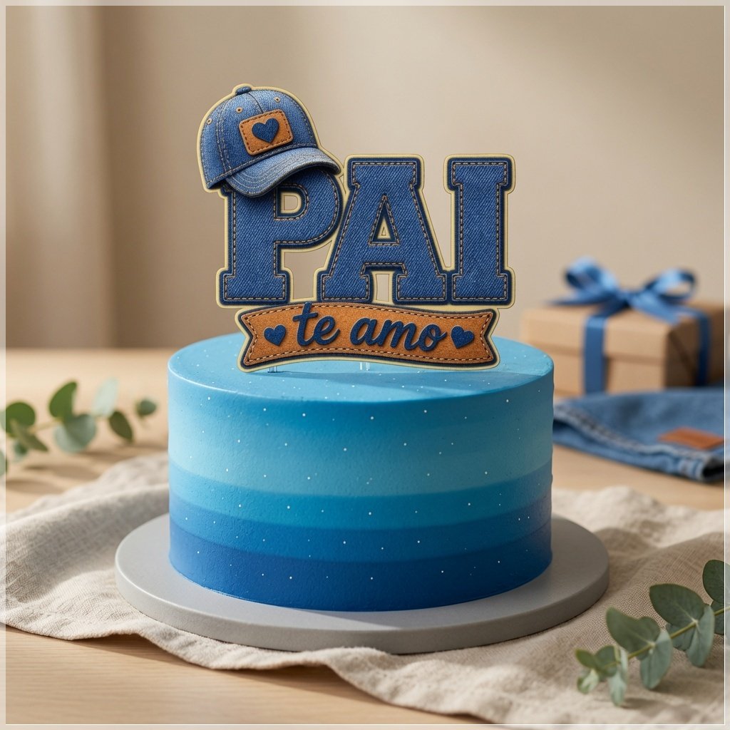 Arquivo De Corte Topo De Bolo Amo Você Te Amo Dia Dos Pais 52