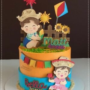 Arquivo De Corte Topo De Bolo Arraiá Bebê Baby Festa Junina São João 12