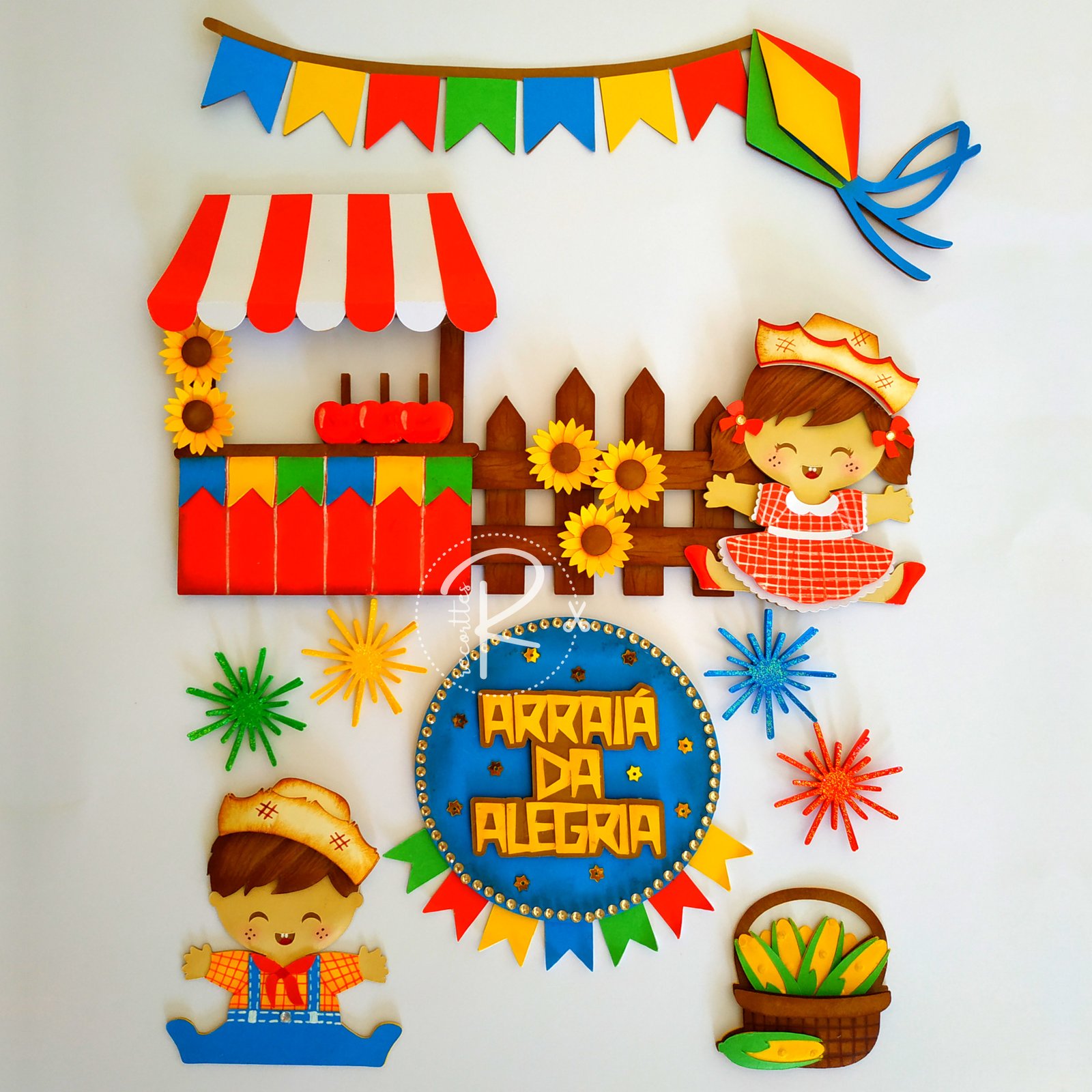 Arquivo De Corte Topo De Bolo Arraiá Bebê Baby Festa Junina São João 13