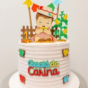 Arquivo De Corte Topo De Bolo Arraia Festa Junina São João Bebê Baby Menina 42