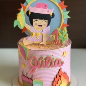 Arquivo De Corte Topo De Bolo Arraia Festa Junina São João Bebê Baby Menina 52