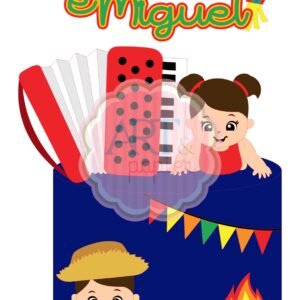 Arquivo De Corte Topo De Bolo Arraia Festa Junina São João Bebê Baby Menina 7