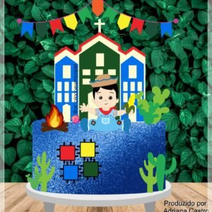Arquivo De Corte Topo De Bolo Arraia Festa Junina São João Bebê Baby Menino 2
