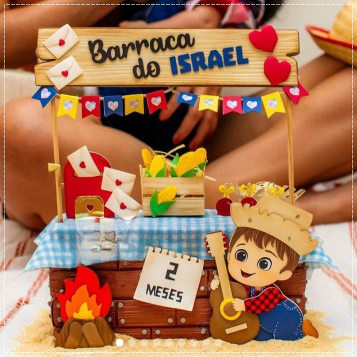 Arquivo De Corte Topo De Bolo Arraia Festa Junina São João Bebê Baby Menino 29
