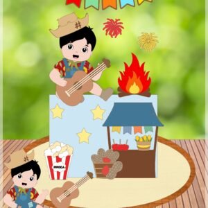 Arquivo De Corte Topo De Bolo Arraia Festa Junina São João Bebê Baby Menino 44