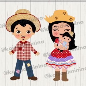 Arquivo De Corte Topo De Bolo Arraia Festa Junina São João Casal 11