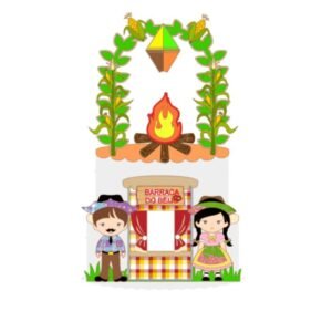 Arquivo De Corte Topo De Bolo Arraia Festa Junina São João Casal 18