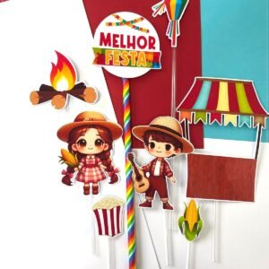 Arquivo De Corte Topo De Bolo Arraia Festa Junina São João Casal 38