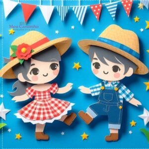 Arquivo De Corte Topo De Bolo Arraia Festa Junina São João Casal 43