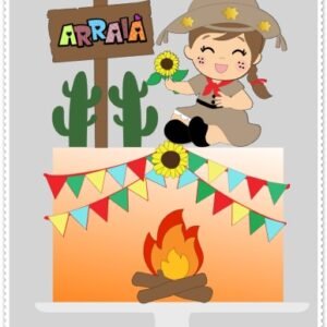 Arquivo De Corte Topo De Bolo Arraia Festa Junina São João Cordel Cangaceira 22
