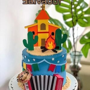 Arquivo De Corte Topo De Bolo Arraia Festa Junina São João Igreja 1