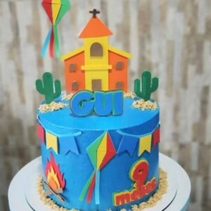 Arquivo De Corte Topo De Bolo Arraia Festa Junina São João Igreja 2