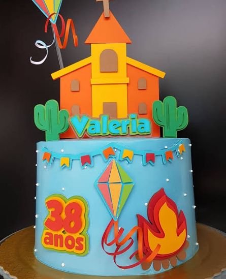 Arquivo De Corte Topo De Bolo Arraia Festa Junina São João Igreja 8
