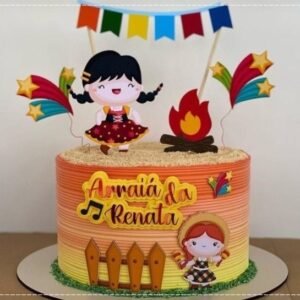 Arquivo De Corte Topo De Bolo Arraia Festa Junina São João Menina 27