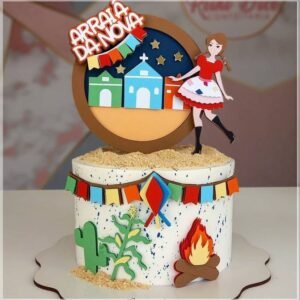Arquivo De Corte Topo De Bolo Arraia Festa Junina São João Menina 69